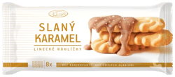 Klasa Linzer crescents with salted caramel