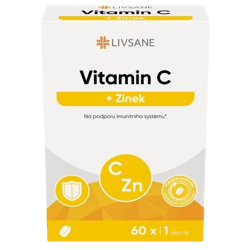 LIVSANE Vitamin C+Zinek tbl.60