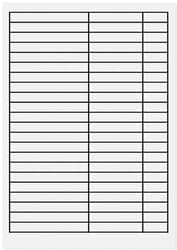 Lined notebook pad A4, double-sided