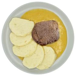 Pappudia Roast sirloin in cream sauce with dumplings