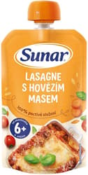 Sunar baby food lasagna with beef 6m+, 120g