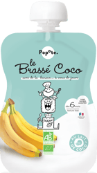 POPOTE BIO snack made from coconut milk with banana 100 g