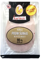 DZ Klatovy Chicken breast ham of the highest quality, sliced