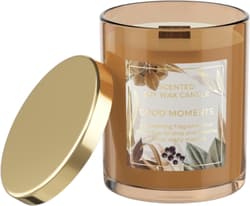 Bartek scented candle in glass with a wooden wick Good Moments