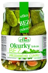 Efko Pickled gherkins sugar-free