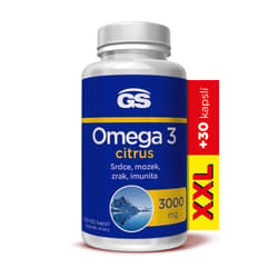 GS Omega 3 citrus 3000mg cps.150+30 XXL