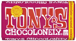 Tony's Mléčná čokoláda s kousky karamelu a sušenek