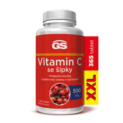 GS Vitamin C 500mg se šípky tbl.365 XXL