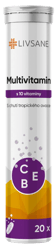 LIVSANE Multivitamin s 10 vitaminy šum.tbl.20ks