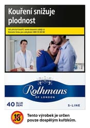 Rothmans S-Line 40s Blue (Demi Slim)