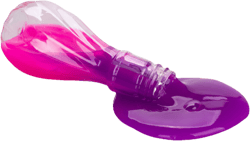 Glamour 3asstd color (blue,green,violet) 13cm 120g magic slime bottle 12pcs in DBX