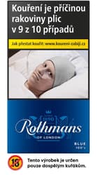 Rothmans of London Blue 100´s