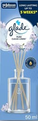 Glade  vonné tyčinky Pure Clean Linen 50ml