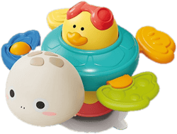 Babyono Senzorická hračka s přísavkou želva