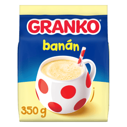 Granko Slazená rozpustná směs pro přípravu nápoje s příchutí banánu