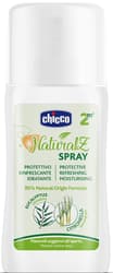 Chicco Mosquito Repellent Spray, protective and refreshing, 95% natural ingredients, 100 ml, 2m+