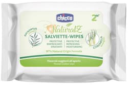 Chicco Mosquito Protection and Refreshing Wipes 97% natural ingredients 20 pcs, 2m+