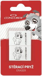 Eraser CONCORDE 2pcs, blister card