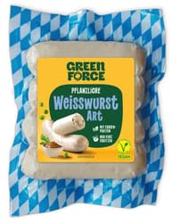 Green Force Alternativa bílé klobásy 4×50 g – vegan