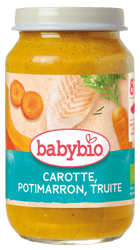 Babybio BIO Carrots and pumpkin with trout