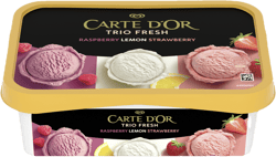 Carte d'Or Trio Rasp–Lemon–Straw