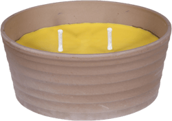 Citronella insect-repellent candle, planter SIRIUS 420 g, 16 × 7 cm