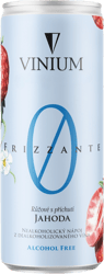 Vinium Frizzante rosé with Strawberry flavor non-alcoholic can