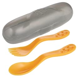 Canpol babies Travel cutlery set in case yellow