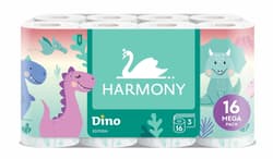 Harmony Dino toaletní papír 3vrstvý, 16 ks