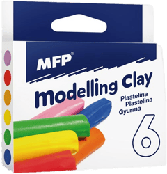 MFP Modeling clay 6 pcs colors 100g
