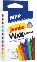 MFP Wax crayons MFP Jumbo 12 pcs colors - triangular