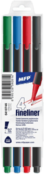 MFP Marker FL 4 pcs colors 0.7mm triangular