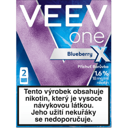 VEEV ONE BLUEBERRY X 1.6% 2 electronic cigarette refills