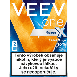VEEV ONE MANGO X 1.6% 2 electronic cigarette refills