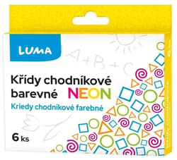 Luma Sidewalk neon chalks in box
