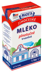 Madeta South Bohemian milk full-fat 3.5%