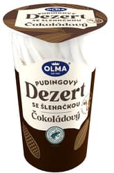 Olma Dessert Pudding with whipped chocolate
