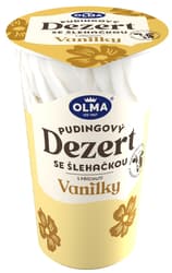 Olma Dessert Pudding with Vanilla Whipped Cream