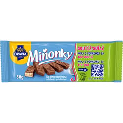Opavia Miňonky Smetanové oplatky