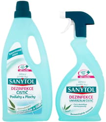 Sanytol Disinfection Floor & Area Cleaner 1l + Universal Cleaner 500ml