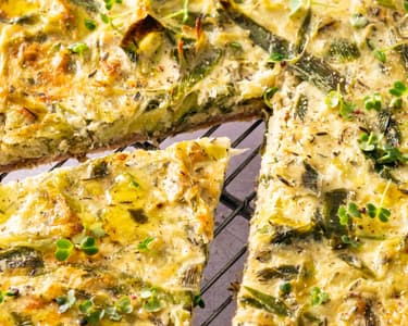 Pórkový quiche