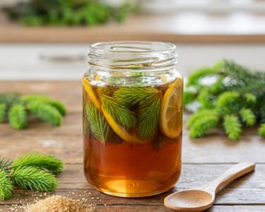 Smrkový sirup (proti kašli)