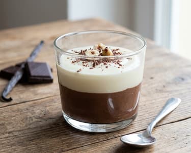 Curd-Chocolate Dessert