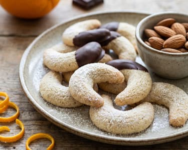 Healthy Vanilla Crescents
