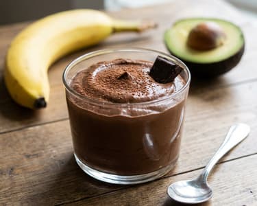 Banana-chocolate mousse