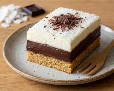 Coconut Slices with Chocolate