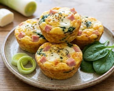 Vaječné muffiny s mozzarellou