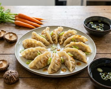 Gyoza knedlíčky s tofu a zeleninou