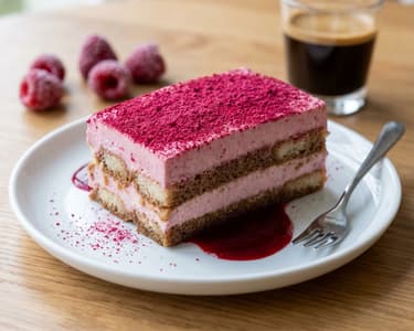 Malinové tiramisu