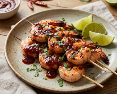 Pikantní krevetové špízy (Camarones a la Diabla)